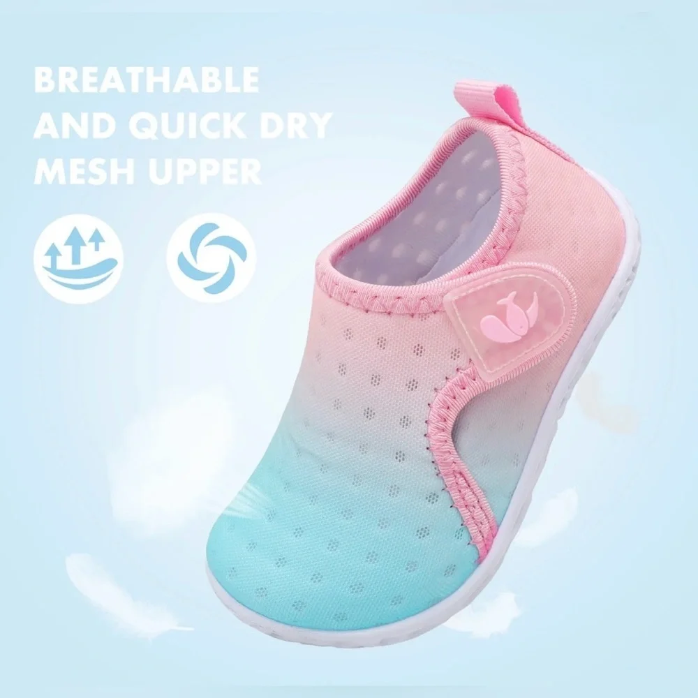 Barerun Kids Water Shoes Gradient Pink and Blue Barefoot Shoes